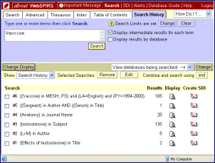 SilverPlatter User Interface